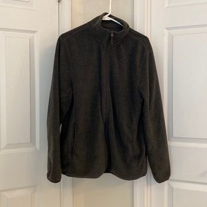 St. John’s Bay charcoal gray fleece jacket